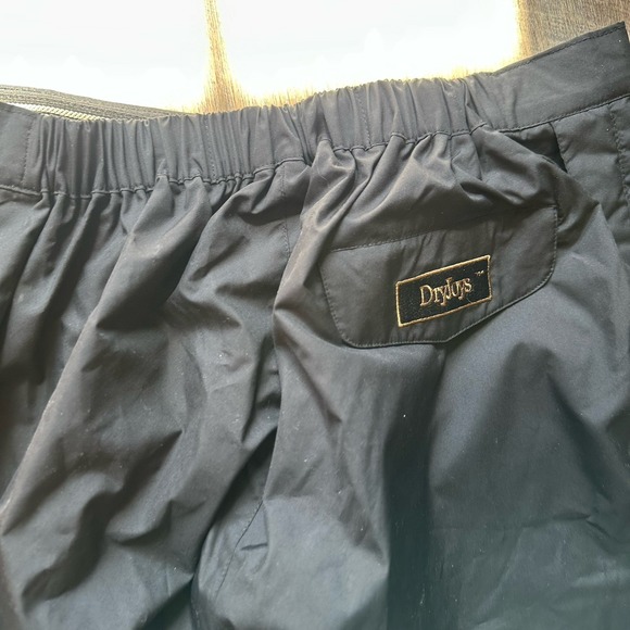 NEW Dryjoys By Footjoy VINTAGE Performance Rain Pants Golf Black Men's X LARGE - Picture 4 of 11